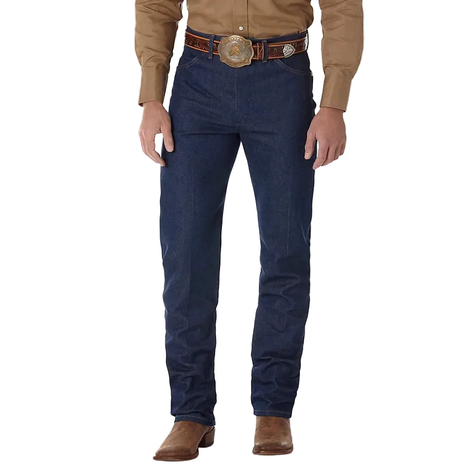Wrangler Men's Rigid Cowboy Cut Original Fit Jeans - Rigid Indigo-Navy