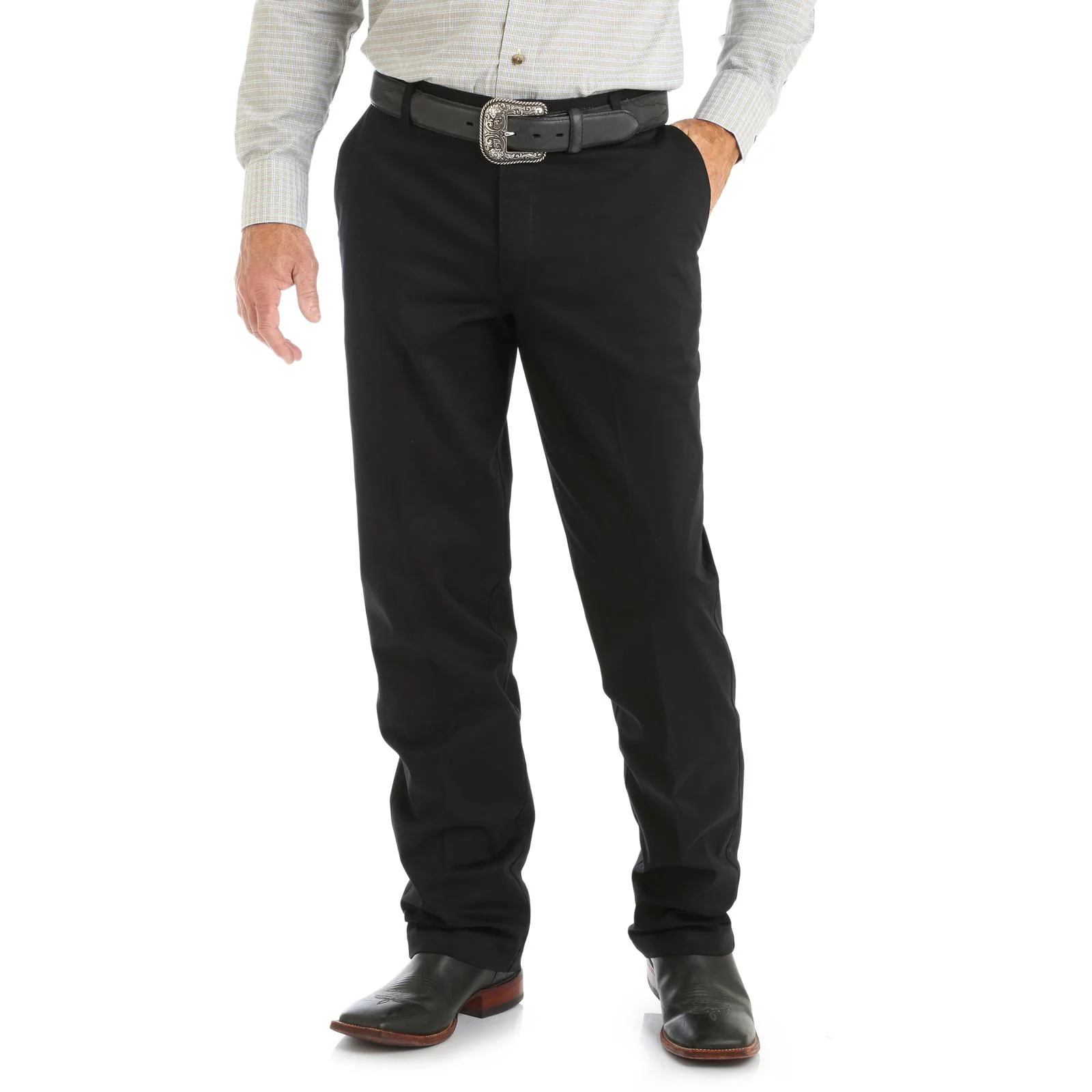 Wrangler Men's Western Casual Pants - Black