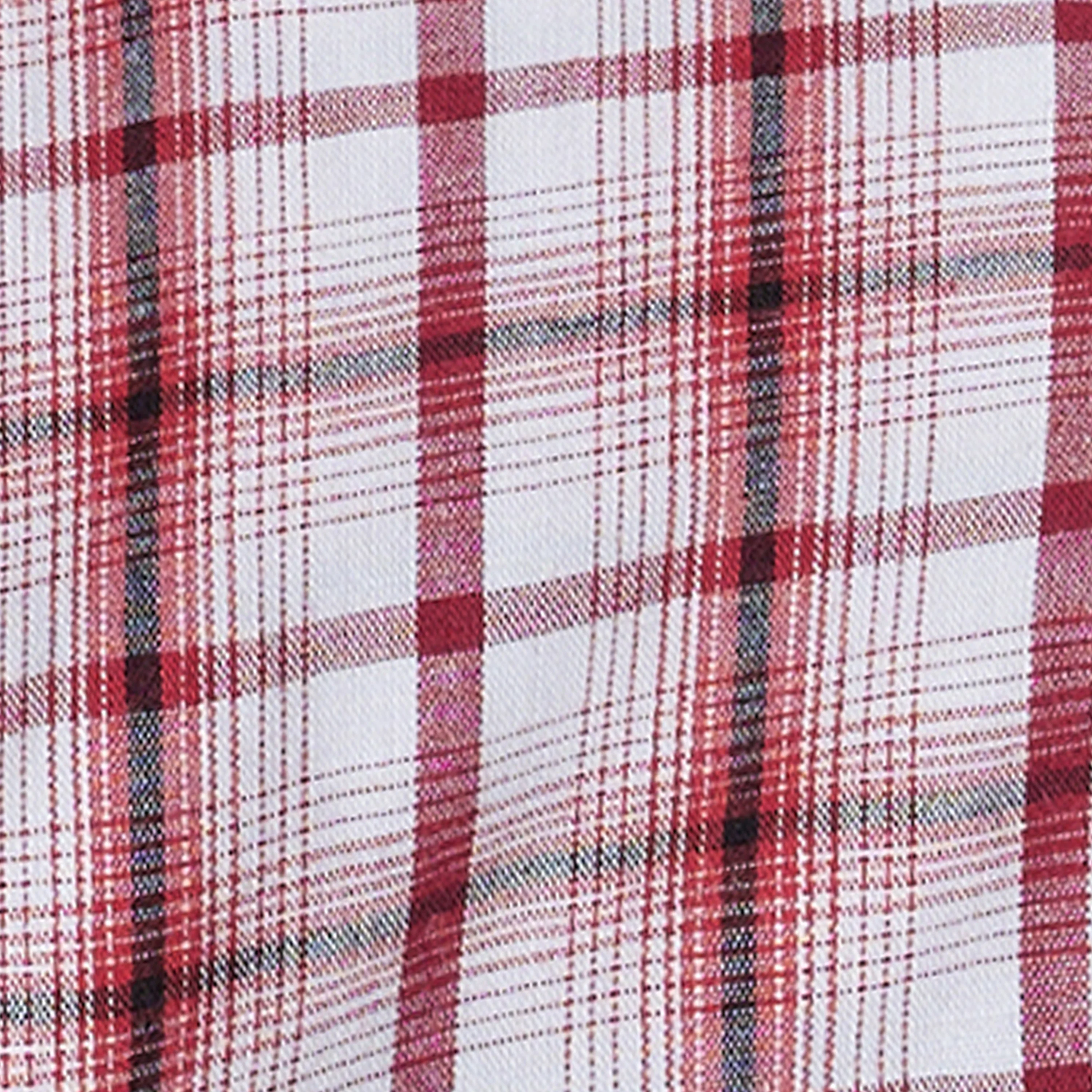 Wrangler Men's Wrinkle Resist Long Sleeve Shirt - Red - Image 4