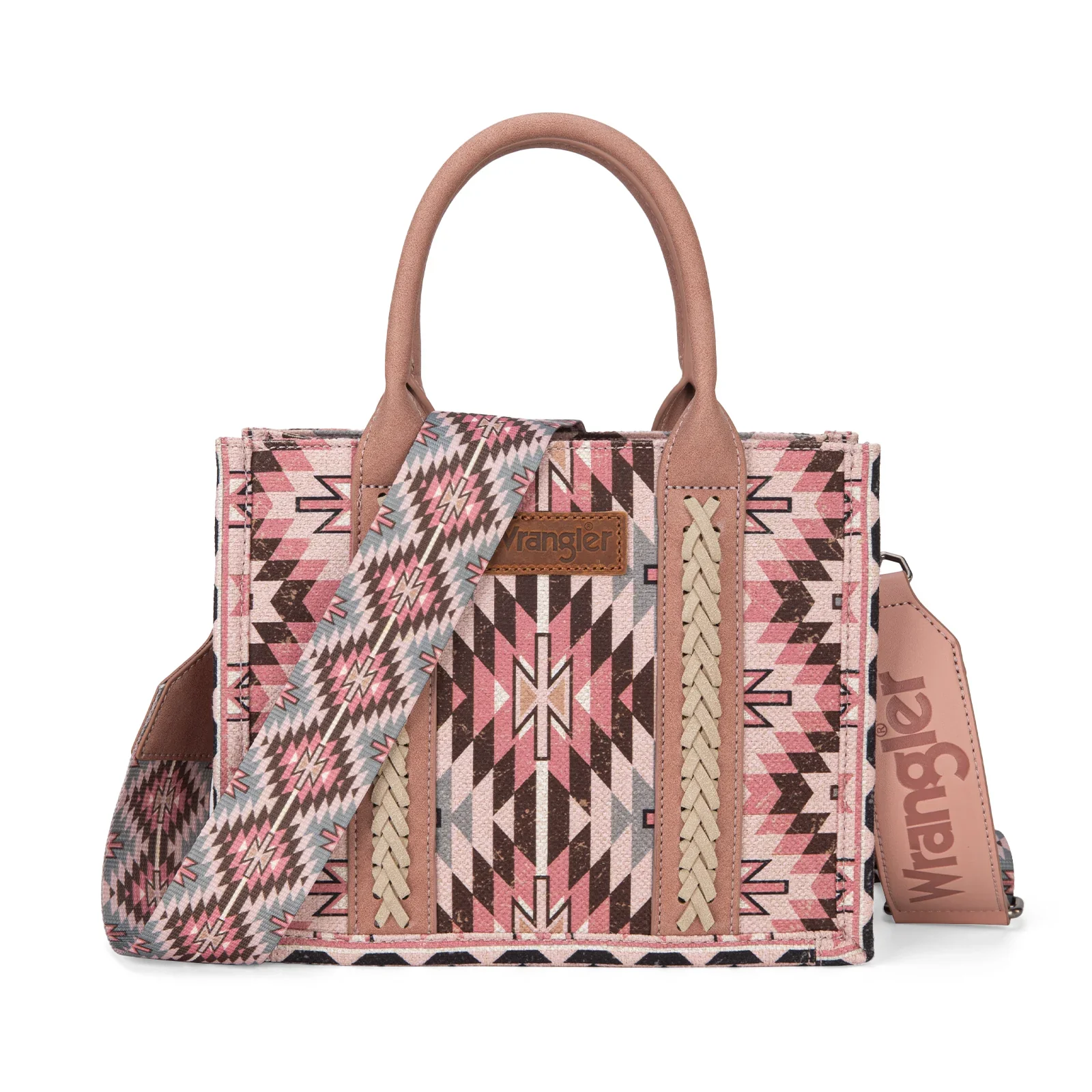 Wrangler Southwest Pattern Dual Sided Print Tote/Crossbody - Image 3