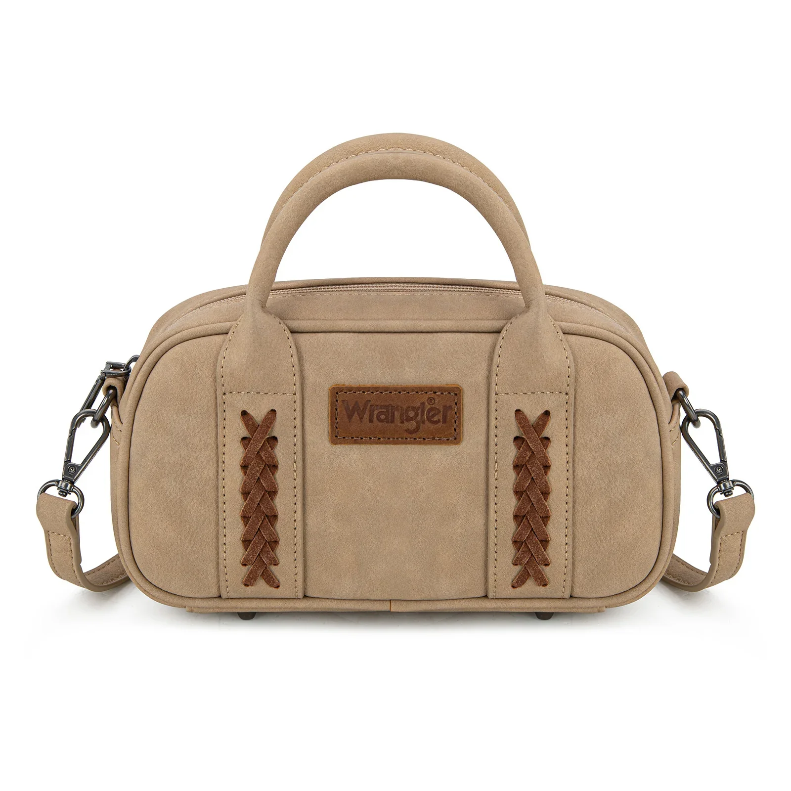 Wrangler Whipstitch Mini Satchel Crossbody Bag- Multiple Colours - Image 3