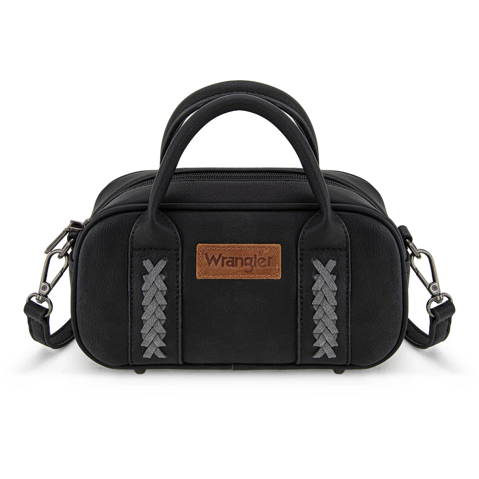 Wrangler Whipstitch Mini Satchel Crossbody Bag- Multiple Colours - Image 6