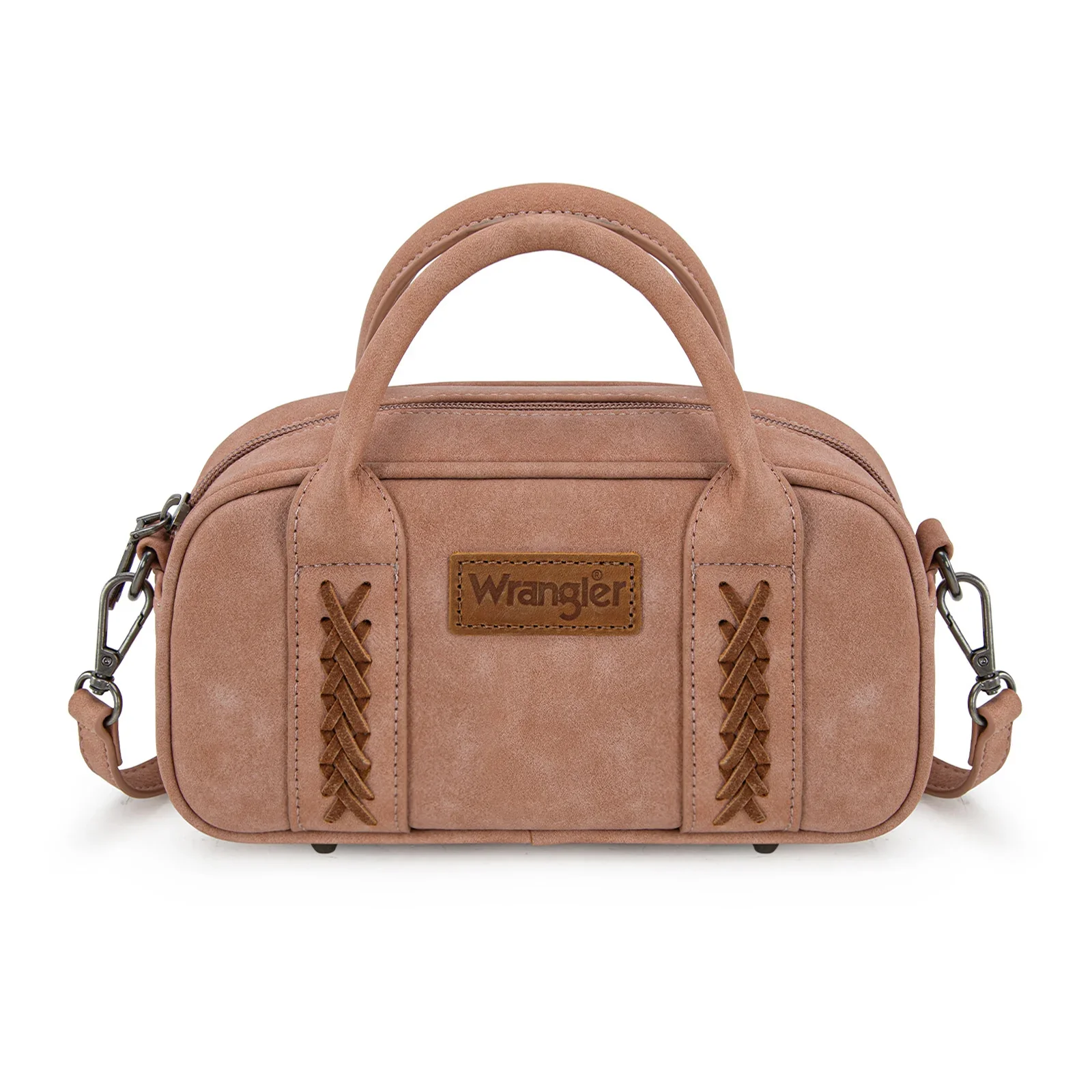 Wrangler Whipstitch Mini Satchel Crossbody Bag- Multiple Colours - Image 7