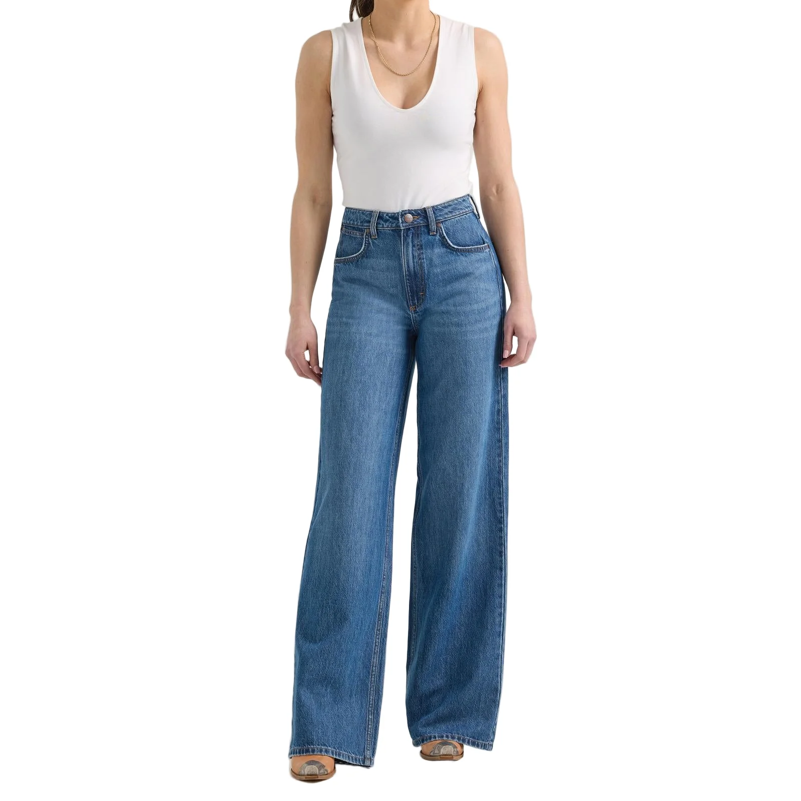 Wrangler Women's Retro Bailey Wide Leg High Rise Jean - Yvette