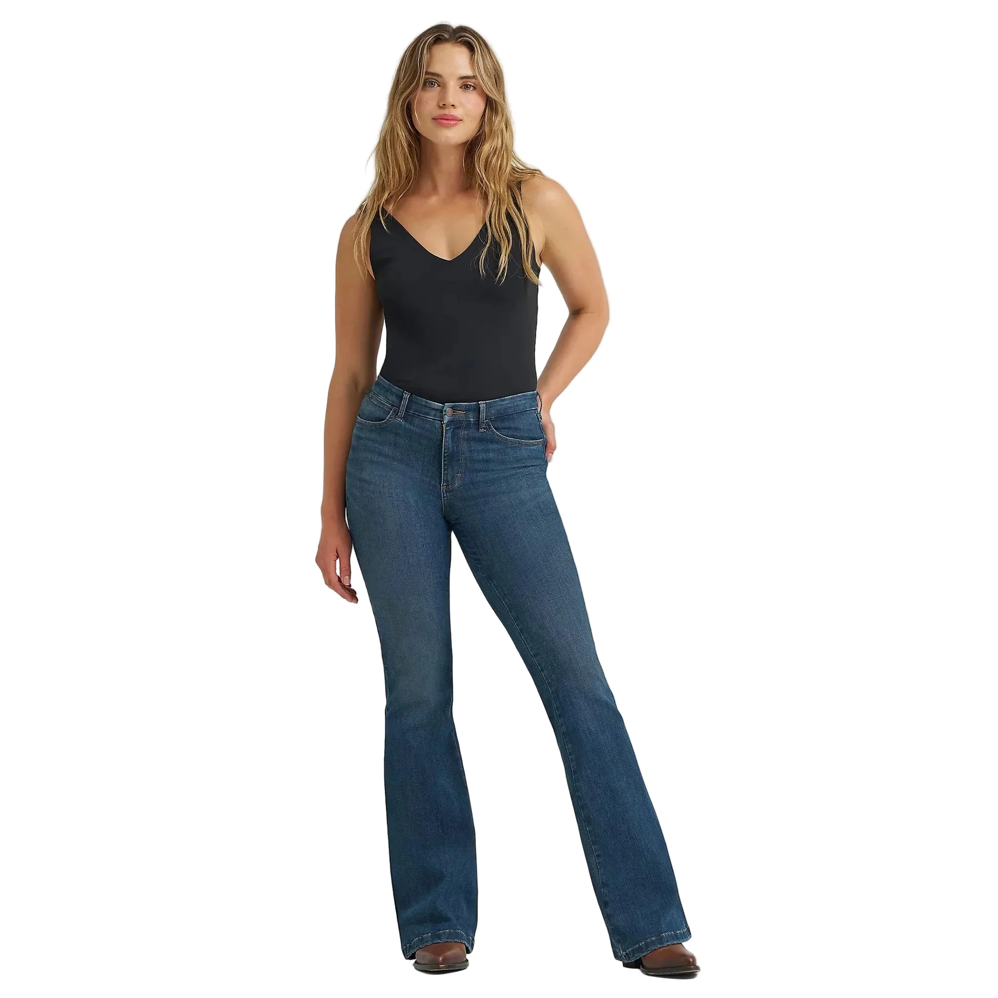 Wrangler Women's Bespoke High Rise Flare Jean - Raelyn - Image 6