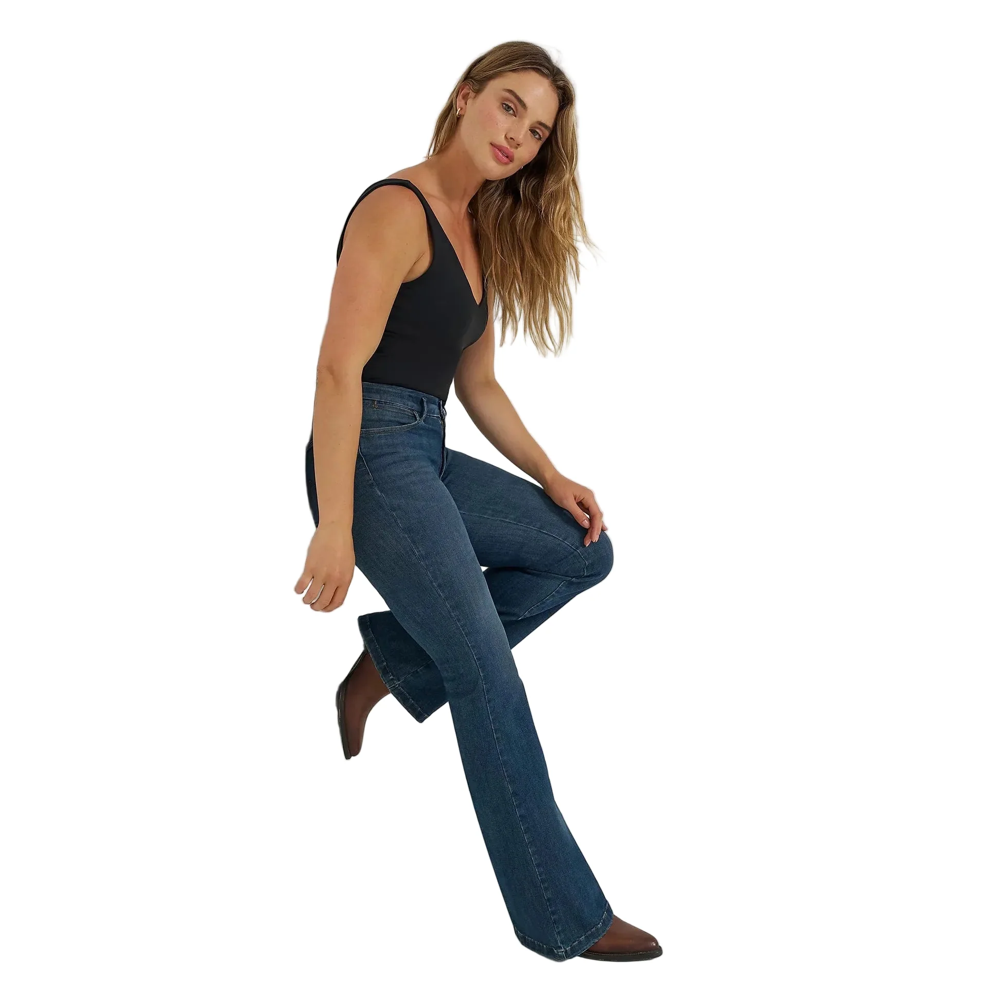 Wrangler Women's Bespoke High Rise Flare Jean - Raelyn - Image 7