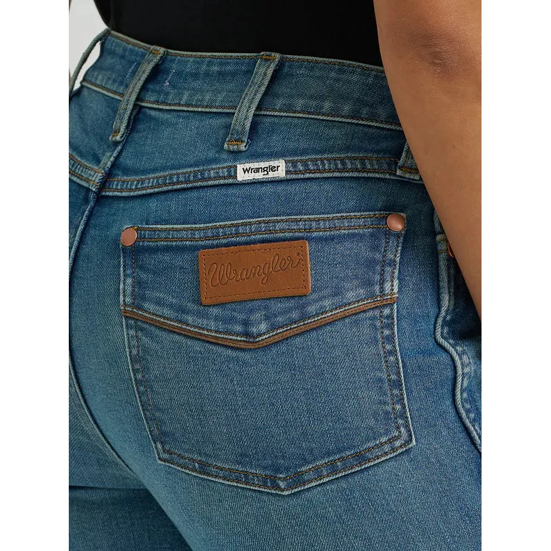 Wrangler Women's High Rise Bold Boot Cut Jeans - Ace - Image 3