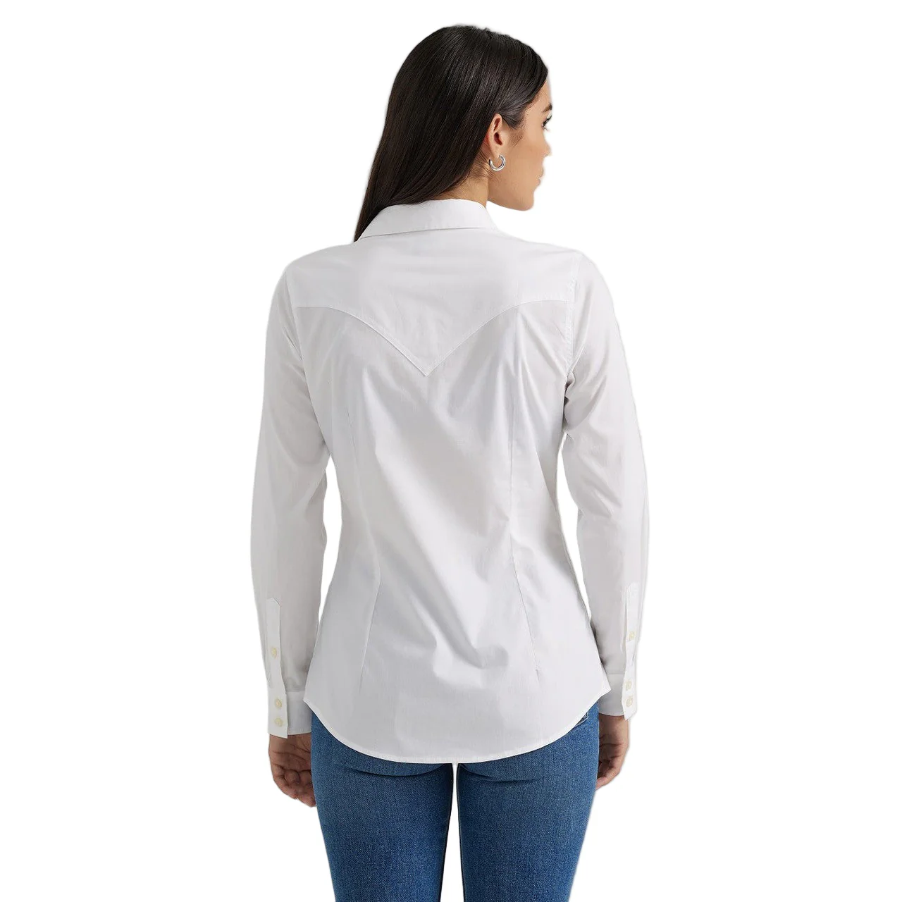 Wrangler Women's Long Sleeve Button Down - White - Image 2