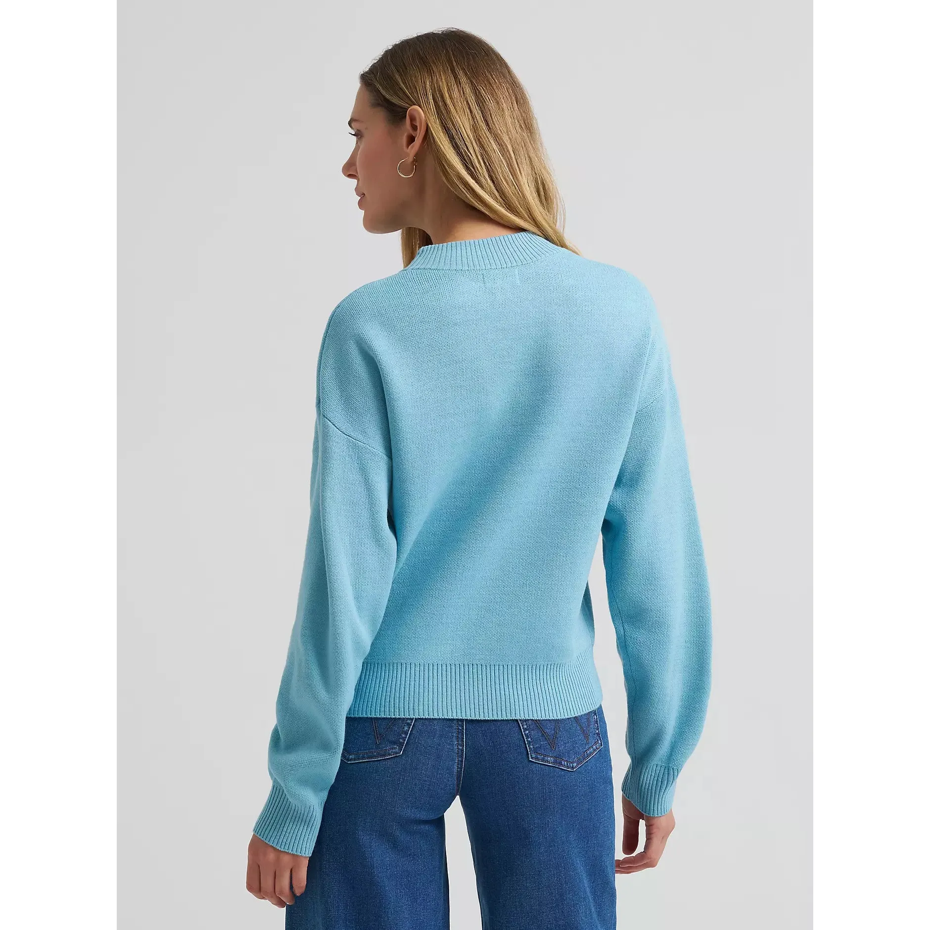 Wrangler Women's Long Sleeve Canyon Horse Sweater - Blue - Image 2