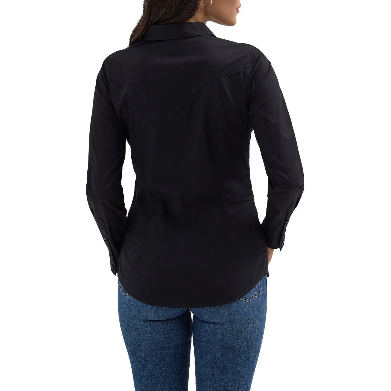 Wrangler Women's Long Sleeve Shirt - Black - Image 2