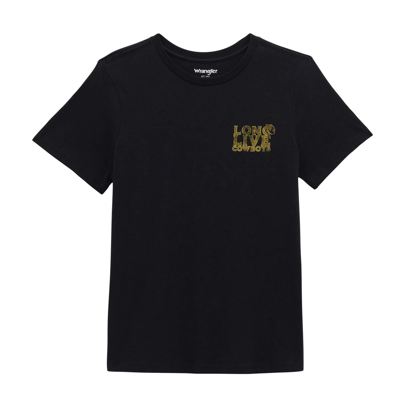 Wrangler Women's Retro® Graphic Short Sleeve Long Live Cowboys Tee Shirt - Black Beauty - Image 2