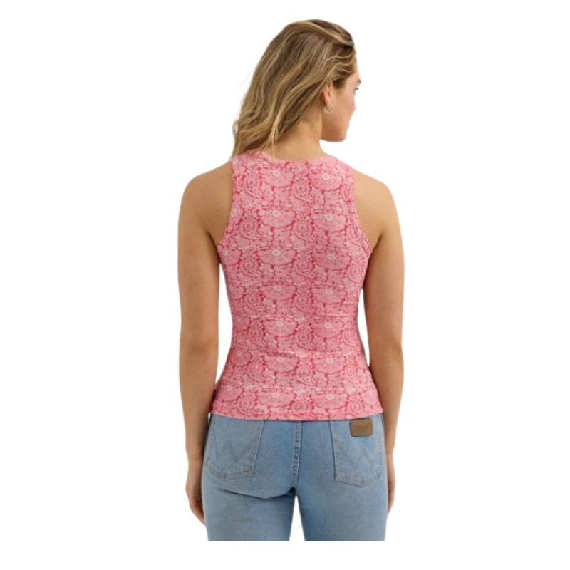 Wrangler Women's Retro Americana  Goddess Tank- Red - Image 2