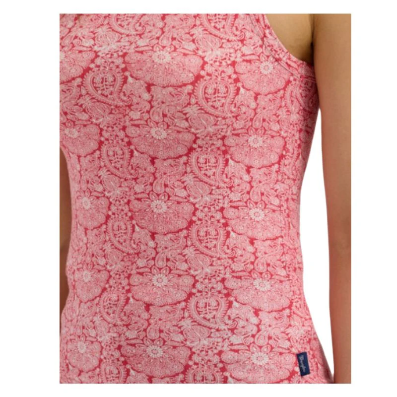 Wrangler Women's Retro Americana  Goddess Tank- Red - Image 3