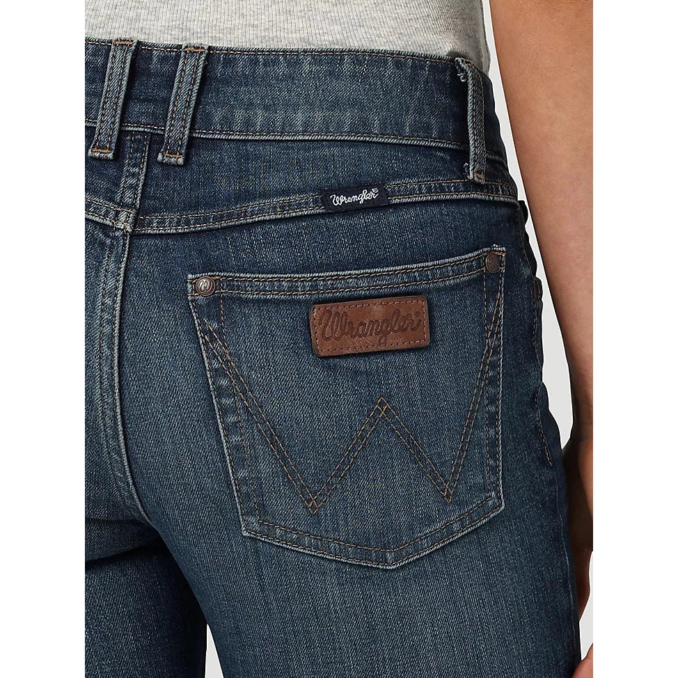 Wrangler Women's Retro Mae Mid Rise Trouser Jeans - Janet - Image 4