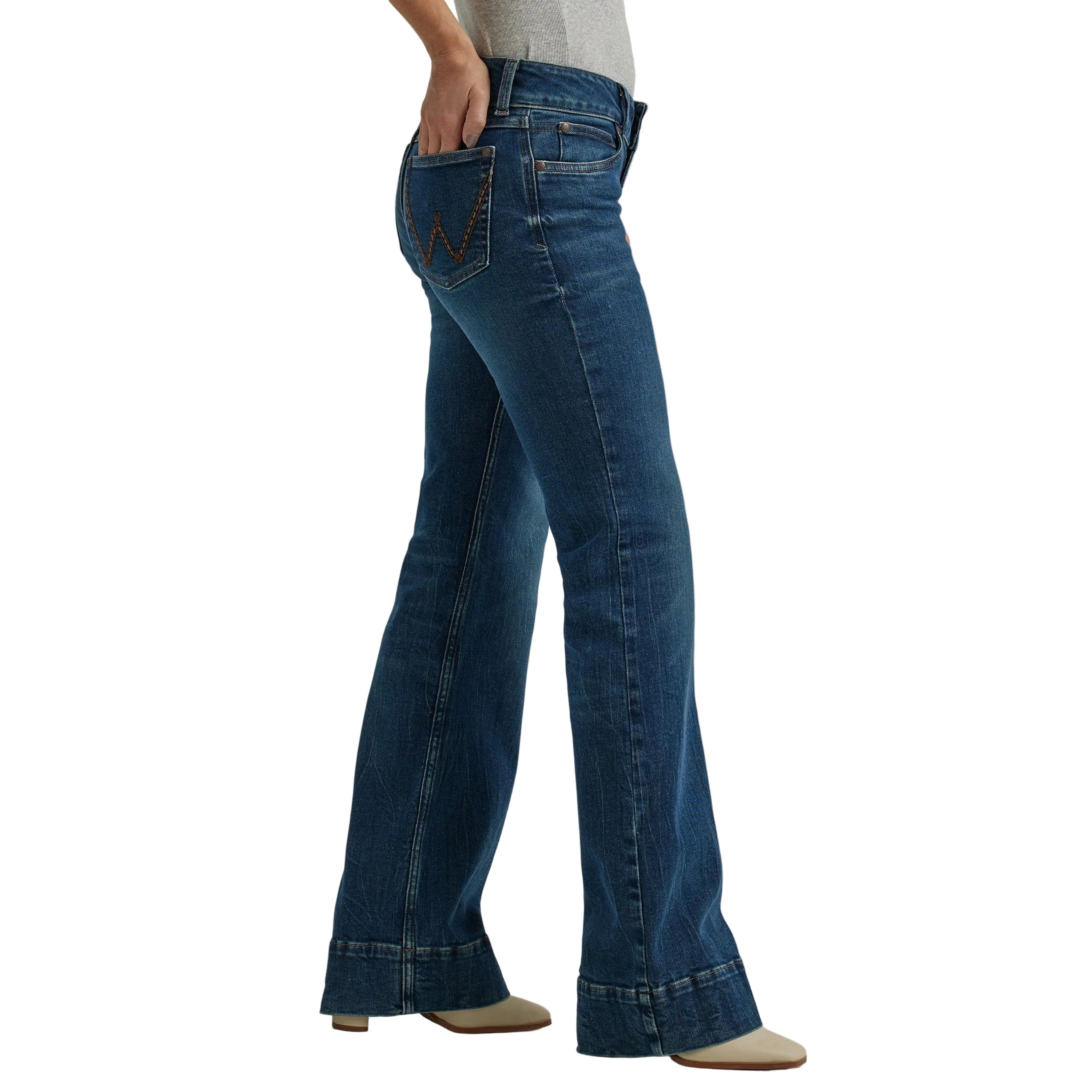 Wrangler Women's Retro Mae Trouser Jeans - Jana - Image 3