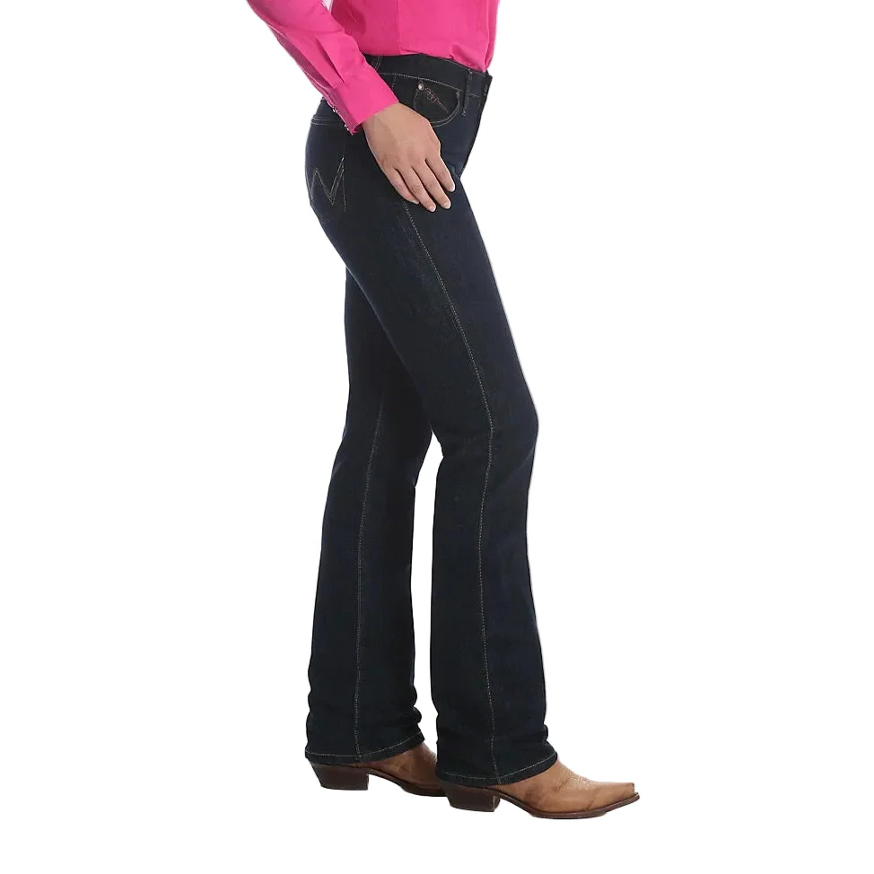 Wrangler Women's Q-Baby Ultimate Riding Jeans - Dark Dynasty - Image 2