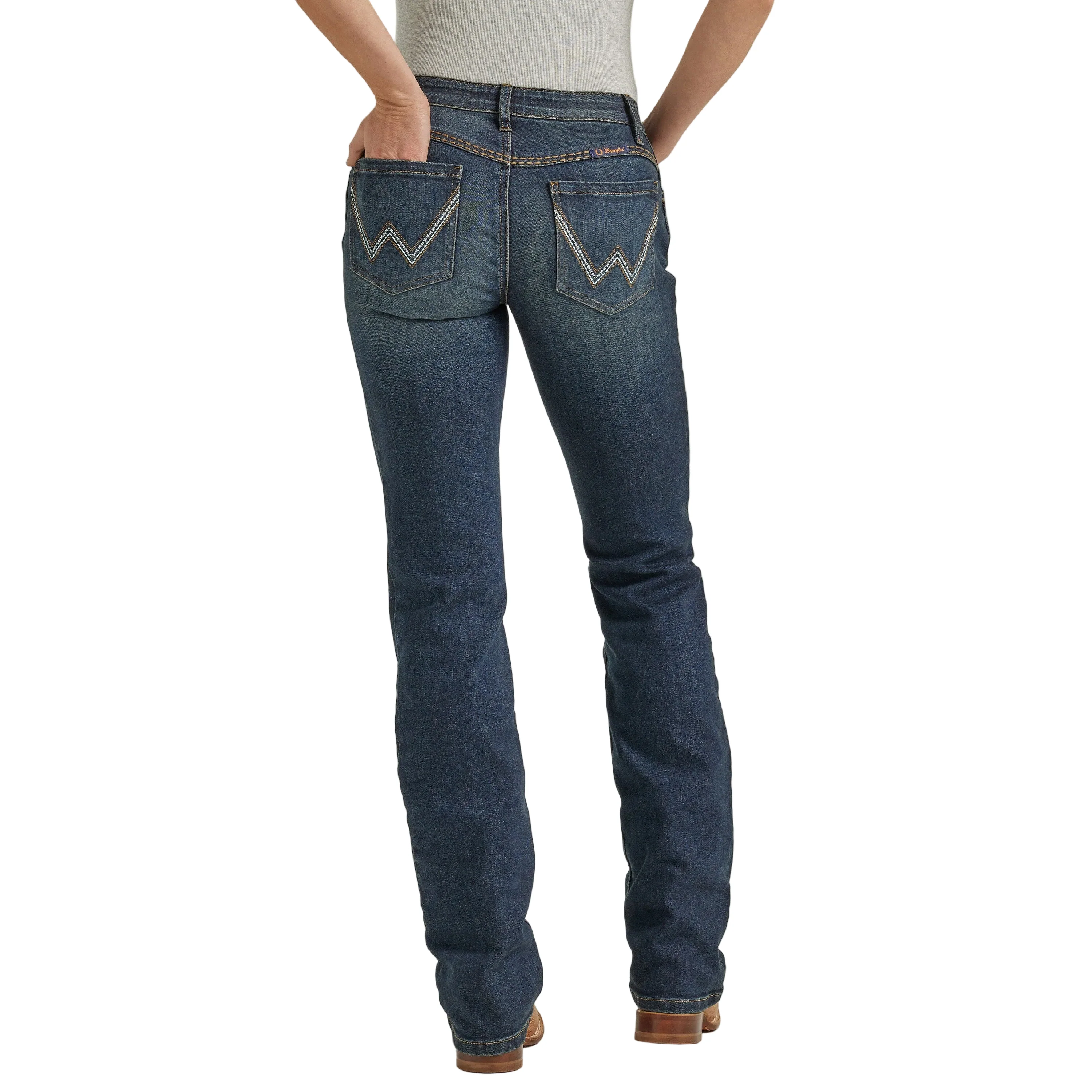 Wrangler Women's Ultimate Riding Shiloh Low Rise Bootcut Jeans - Della - Image 3