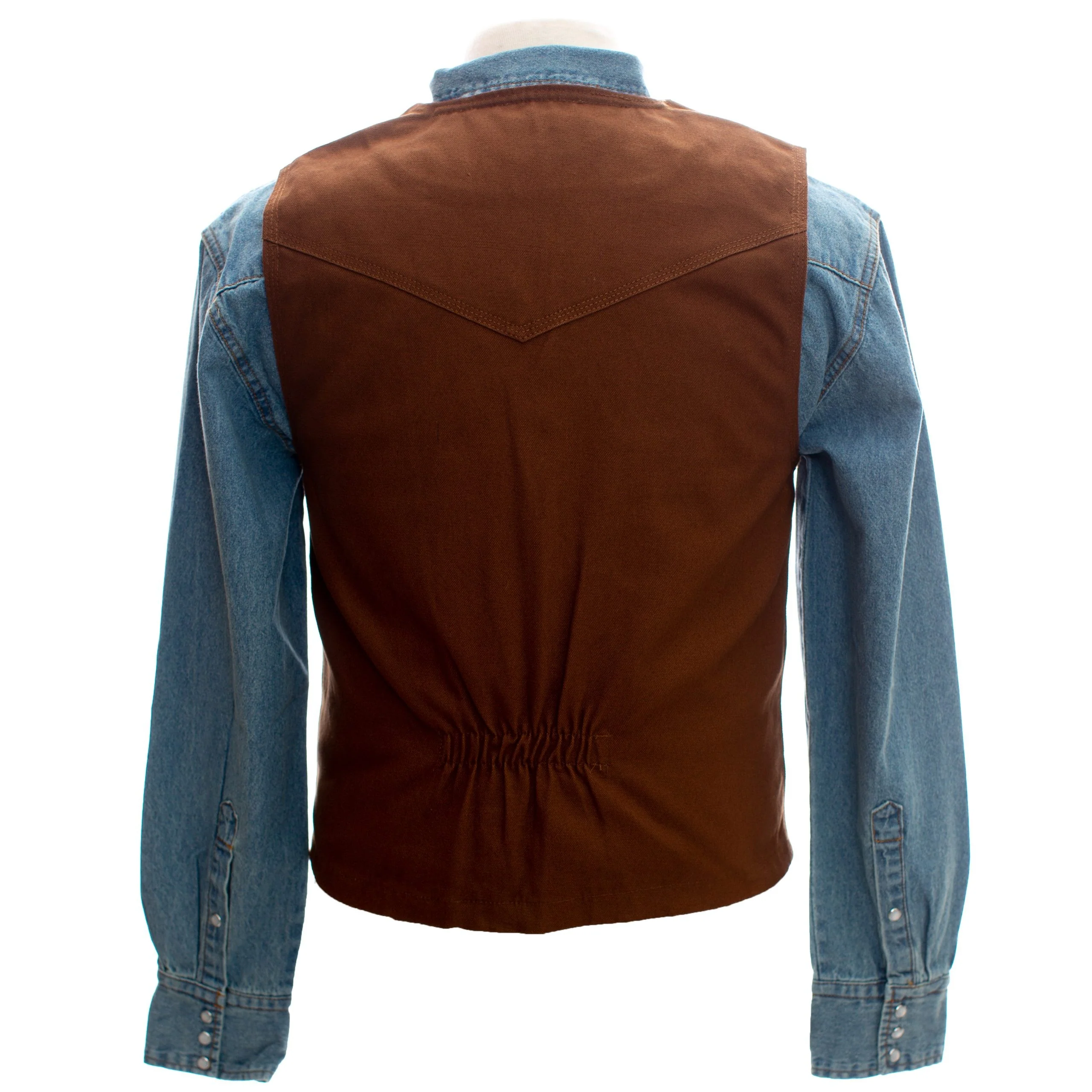 Wyoming Traders Men's  Bronco Canvas Vest - Image 10