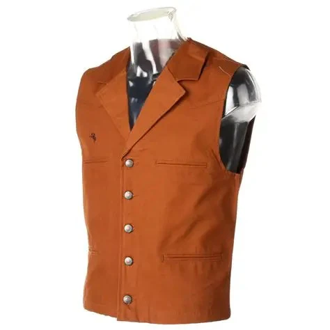 Wyoming Traders Men's  Bronco Canvas Vest - Image 11