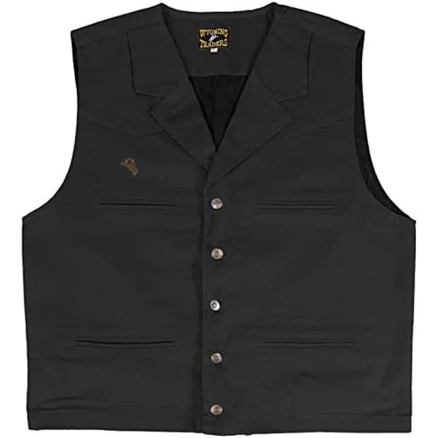 Wyoming Traders Men's  Bronco Canvas Vest - Image 2