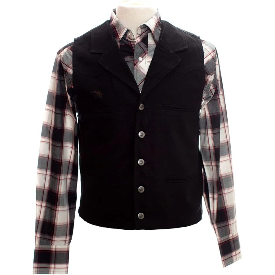 Wyoming Traders Men's  Bronco Canvas Vest - Image 3
