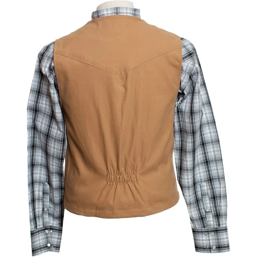 Wyoming Traders Men's  Bronco Canvas Vest - Image 8