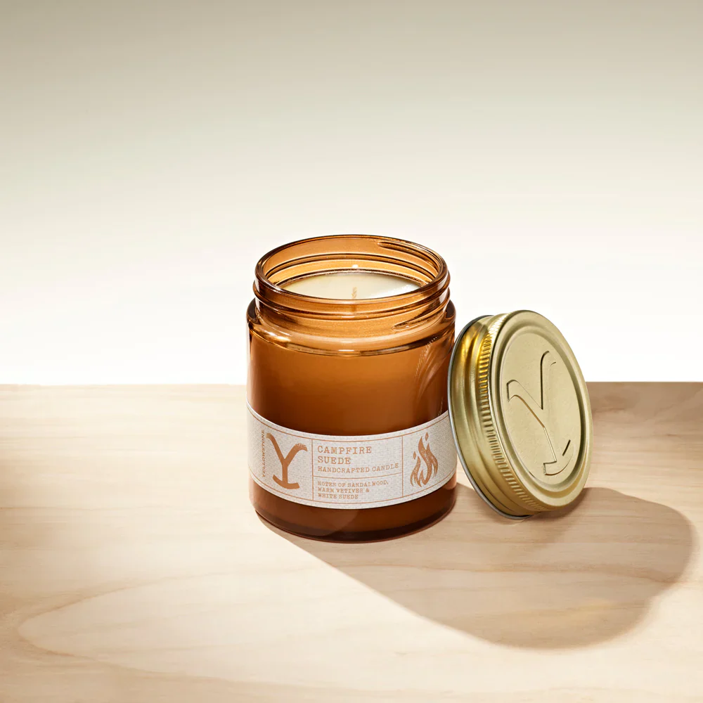 Yellowstone 8oz Candle - Campfire Suede - Image 2