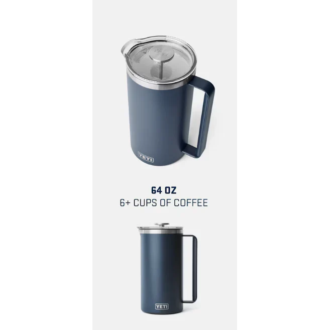 Yeti Rambler™ 1.9L French Press w/Twist-to-Lock French Press Lid - Tropical Pink - Image 3