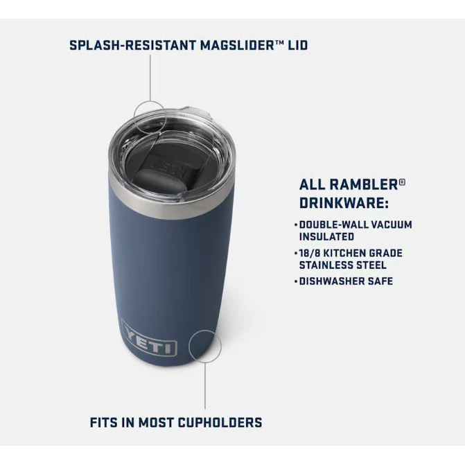 Yeti Rambler 295ml Tumbler w/Magslider Lid - Lowcountry Peach - Image 3