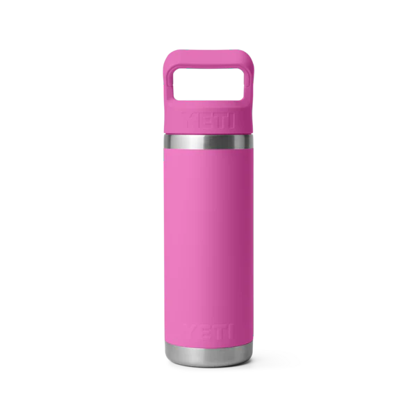 Yeti Rambler 532ml Straw Water Bottle - Wild Flower Fuchsia