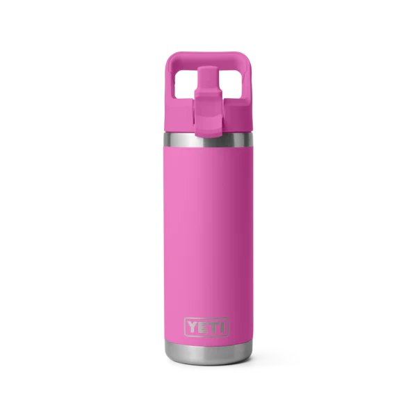 Yeti Rambler 532ml Straw Water Bottle - Wild Flower Fuchsia - Image 4