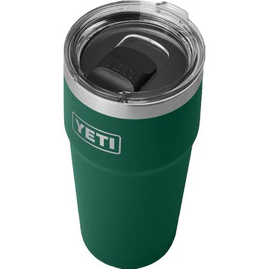 Yeti Rambler 591 ml Tumbler Stackable w/Magslider - Black Forest Green - Image 3