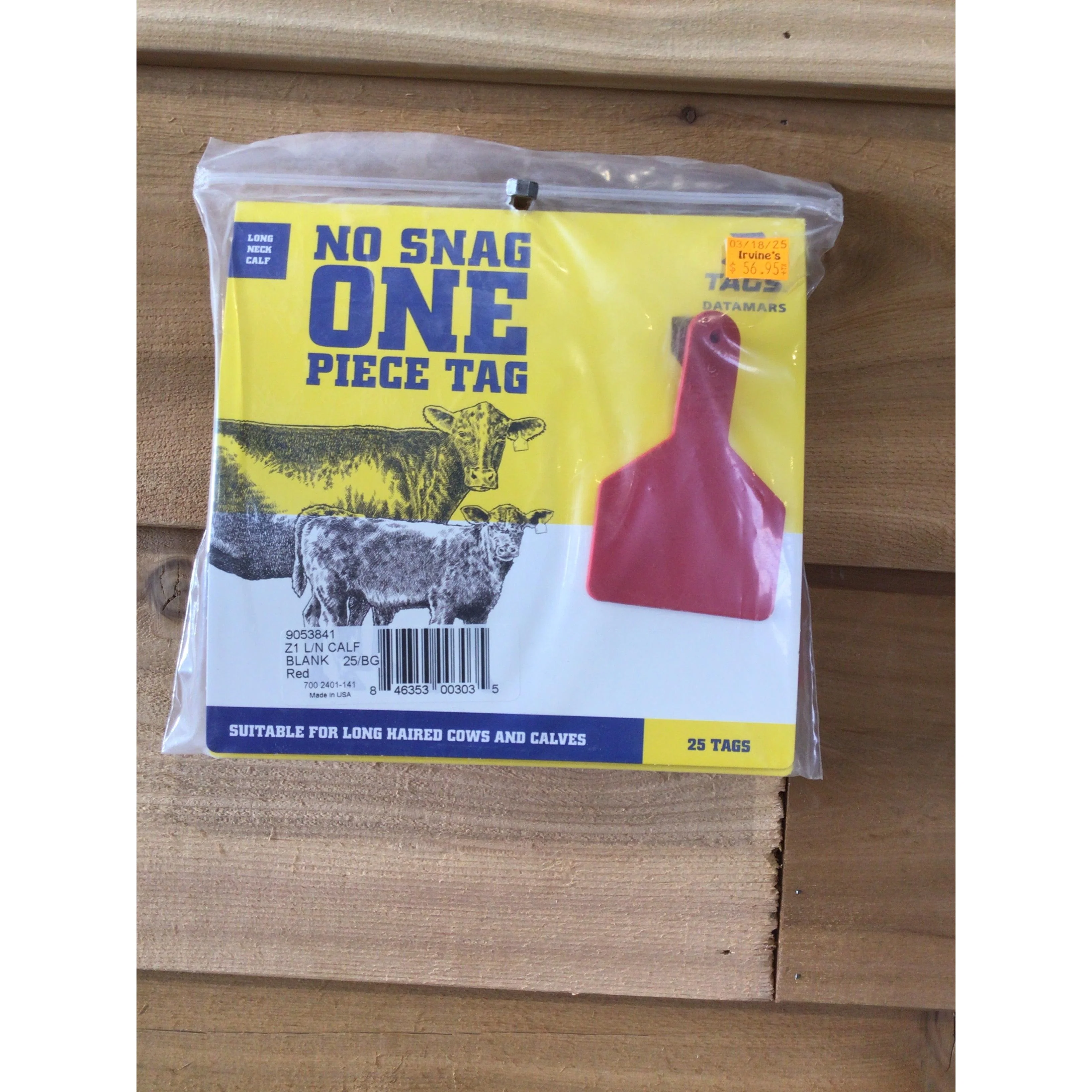 Z Tag No Snag One Piece Tag - Long Neck Calf - Image 3