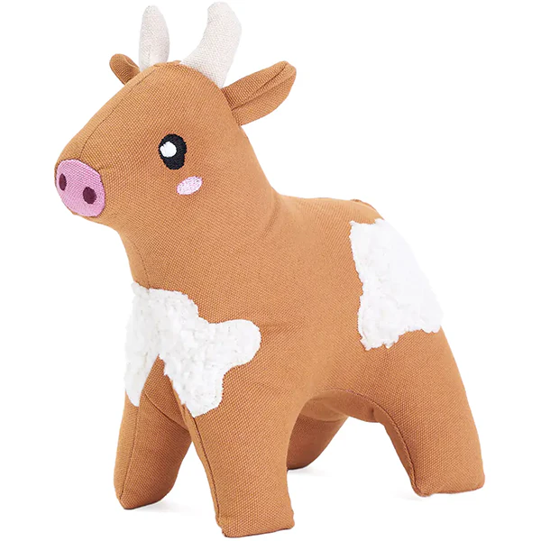 Zippy Paws Exo Zipy Cotton Cuddler Cow
